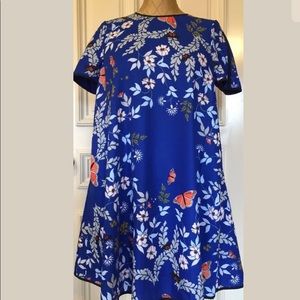 Ted Baker Ellodie Sleeve Navy 1 -4 Butterfly